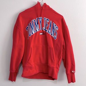 Tommy Hilfiger Hoodie Sweatshirt in red